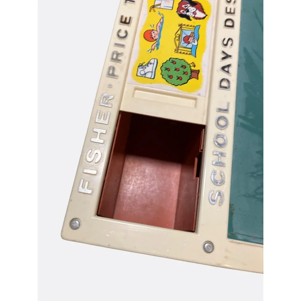 Fisher-Price School Days Desk Toy With Tray and Cards